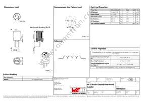 7447462101 Datasheet Cover