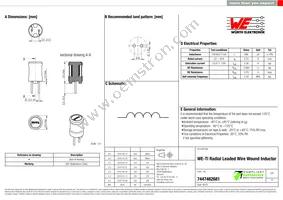 7447462681 Datasheet Cover