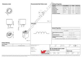 7447471470 Datasheet Cover