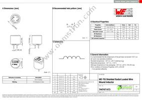 7447471473 Datasheet Cover