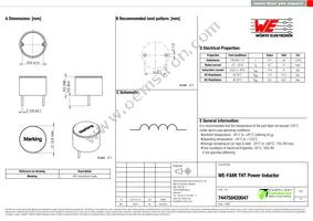 744750420047 Datasheet Cover