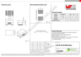 744760268A Datasheet Cover