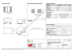 744761133C Datasheet Cover