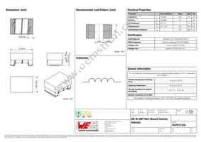 744761233A Datasheet Cover