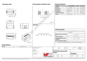 7447649015 Datasheet Cover