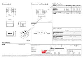 7447669112 Datasheet Cover