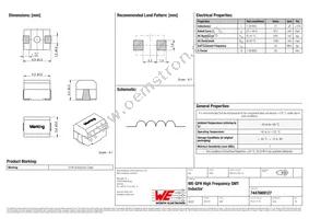 7447669127 Datasheet Cover