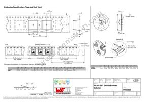 74477003 Datasheet Page 3