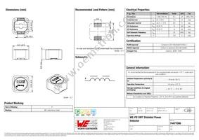 74477006 Datasheet Cover