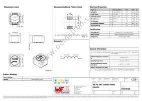 744770168 Datasheet Cover