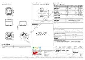 744770256 Datasheet Cover