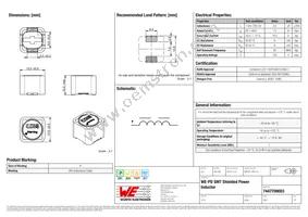 7447709003 Datasheet Cover