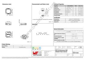 7447713150 Datasheet Cover