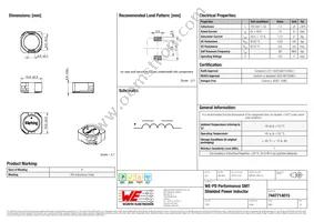 7447714015 Datasheet Cover