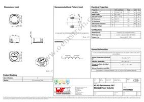 7447714221 Datasheet Cover