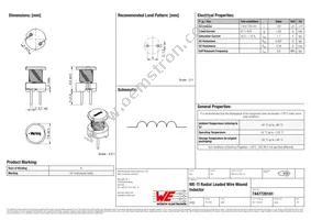 7447720181 Datasheet Cover