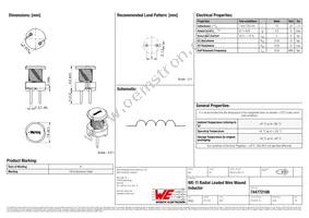 744772100 Datasheet Cover