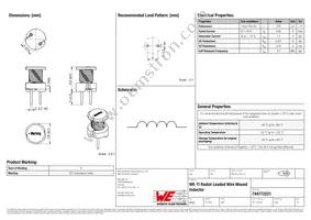 744772221 Datasheet Cover