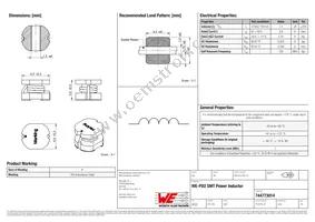 744773014 Datasheet Cover