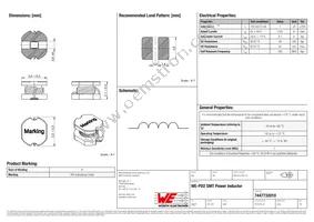 7447732010 Datasheet Cover