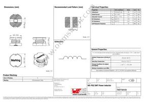 7447732133 Datasheet Cover