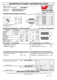 744776047A Datasheet Cover