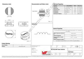 744776133 Datasheet Cover