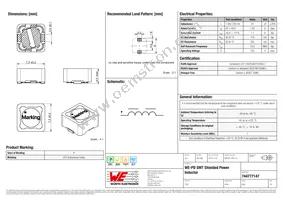 744777147 Datasheet Cover