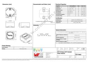 7447779003 Datasheet Cover