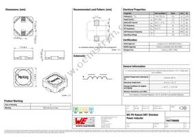 7447789006 Datasheet Cover