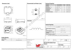 7447797022 Datasheet Cover