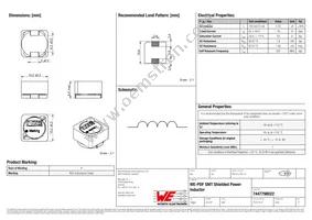 7447798022 Datasheet Cover