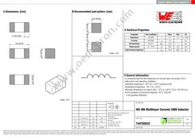 744782033 Datasheet Cover