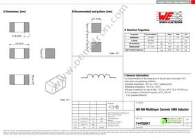 744782047 Datasheet Cover