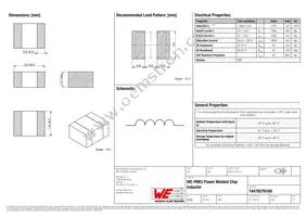 74479276168 Datasheet Cover