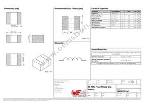 74479276210C Datasheet Cover