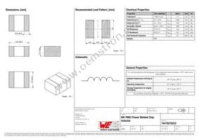 74479276222 Datasheet Cover