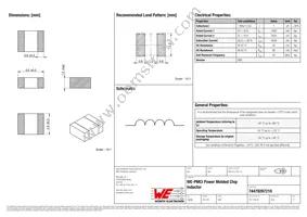 74479287210 Datasheet Cover