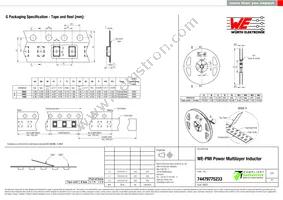 74479775233 Datasheet Page 4