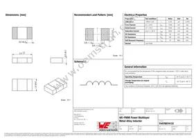 74479974133 Datasheet Cover