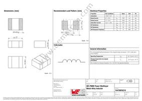 74479976210 Datasheet Cover