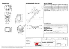 7448024503 Datasheet Cover