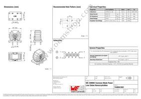 7448041801 Datasheet Cover