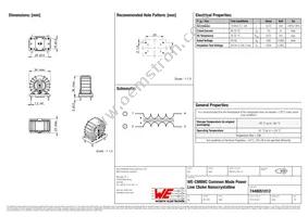 7448051012 Datasheet Cover