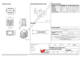 7448062603 Datasheet Cover