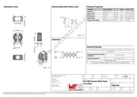 744821201 Datasheet Cover