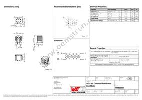 744822233 Datasheet Cover