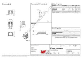 7448227005 Datasheet Cover