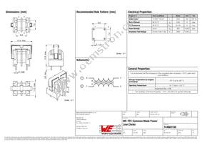 744862100 Datasheet Cover