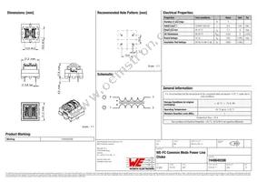 7448640398 Datasheet Cover